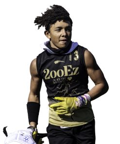Black and Gold Lightning Strikes 7v7 Uniform