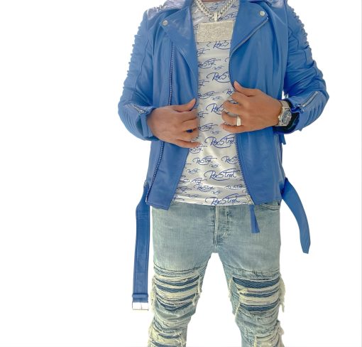 Roc Street Signature Azure Leather Jacket