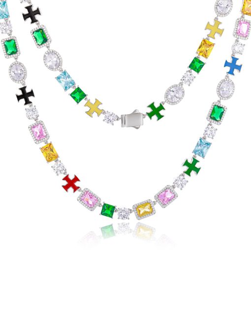 MULTI GEMSTONE TENNIS CHAIN