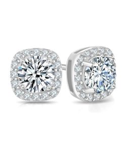 ICED CLUSTER STUD EARRINGS