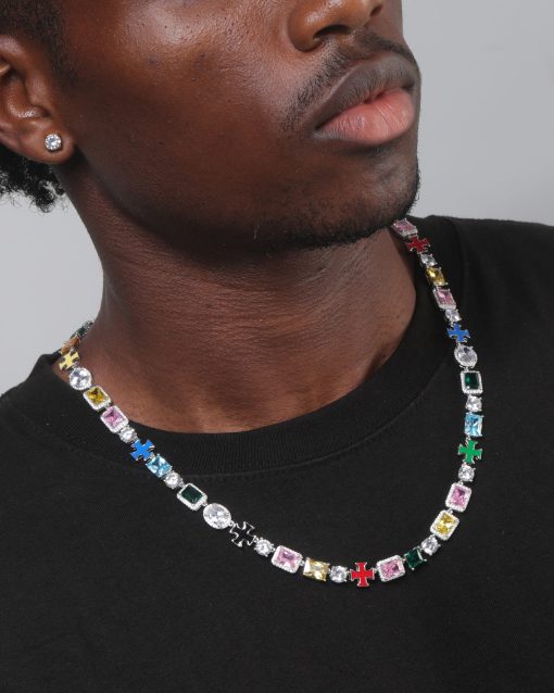 MULTI GEMSTONE TENNIS CHAIN - Image 2