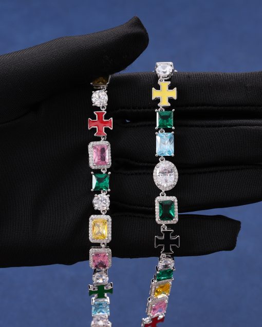 MULTI GEMSTONE TENNIS CHAIN - Image 4