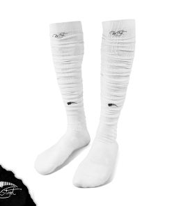 White Crinkle Socks