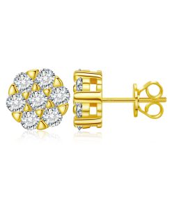CLUSTER STUD EARRINGS