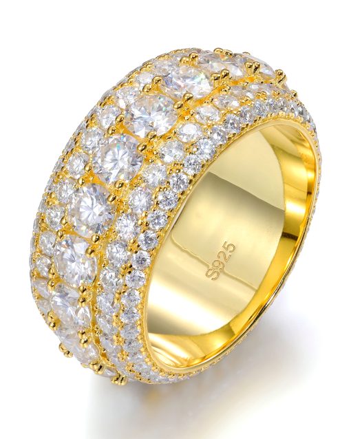 5 LAYER DIAMOND BAND RING