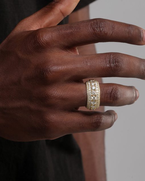 5 LAYER DIAMOND BAND RING - Image 2