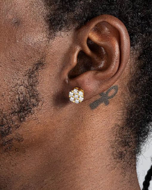CLUSTER STUD EARRINGS - Image 2
