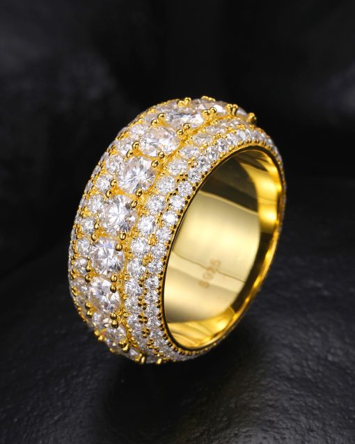 5 LAYER DIAMOND BAND RING - Image 3