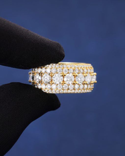 5 LAYER DIAMOND BAND RING - Image 4