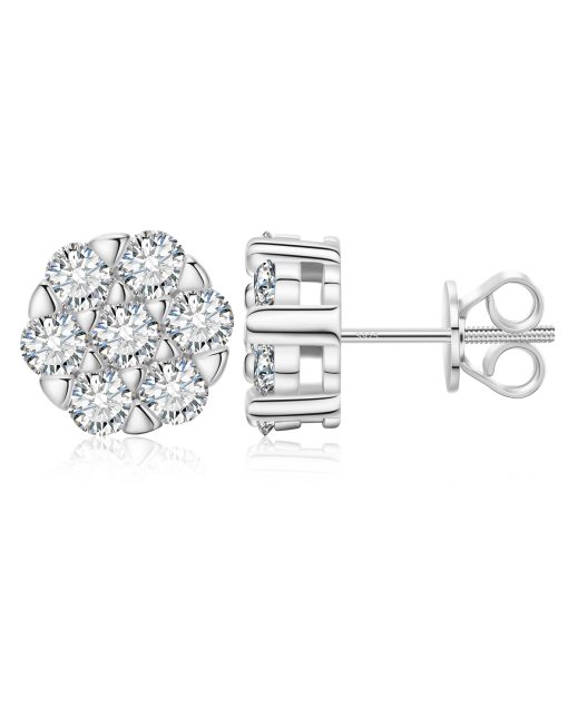 CLUSTER STUD EARRINGS - Image 5
