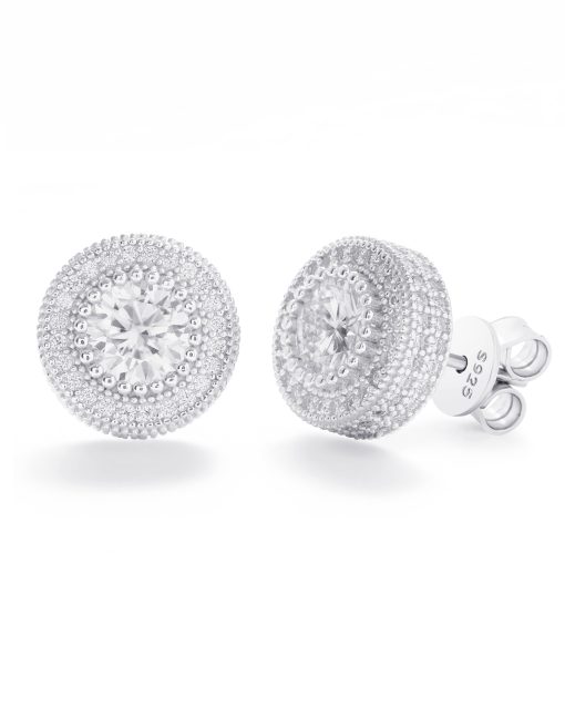 CLUSTER HALO EARRINGS
