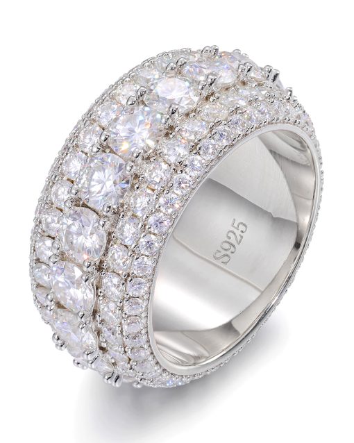 5 LAYER DIAMOND BAND RING - Image 6