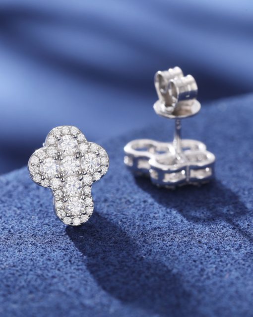 CLUSTERED CROSS STUD EARRINGS - Image 6