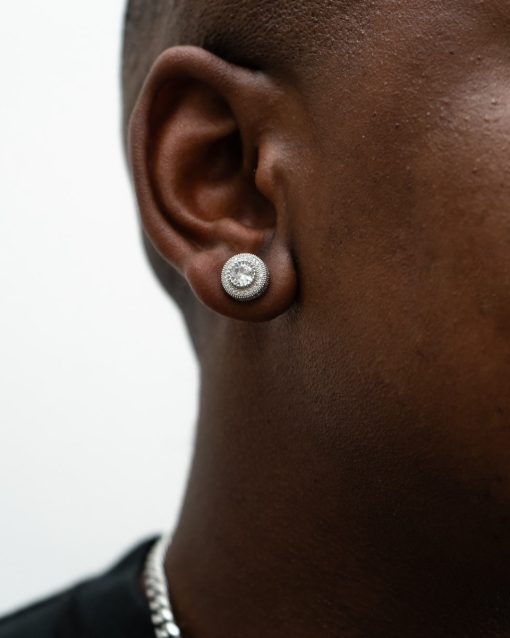 CLUSTER HALO EARRINGS - Image 6