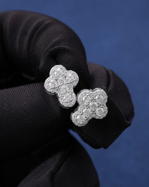 CLUSTERED CROSS STUD EARRINGS - Image 7