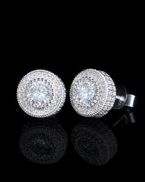 CLUSTER HALO EARRINGS - Image 7