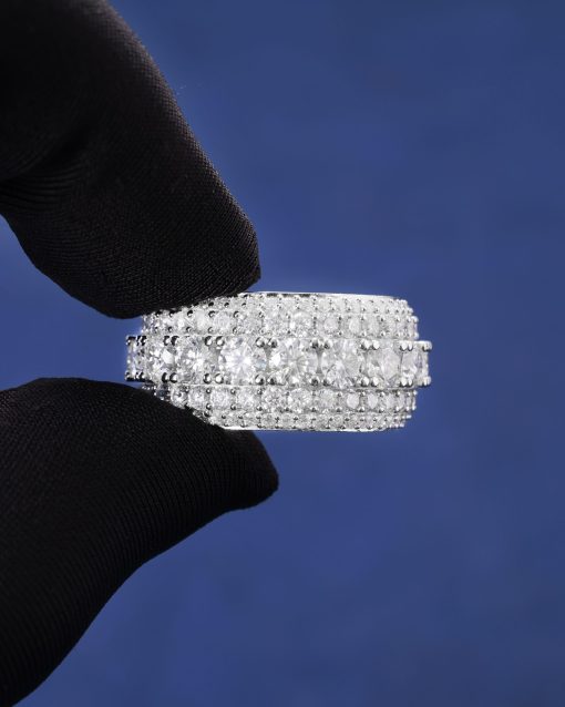 5 LAYER DIAMOND BAND RING - Image 9