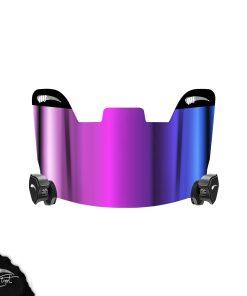 Purple Rainbow Football Visor