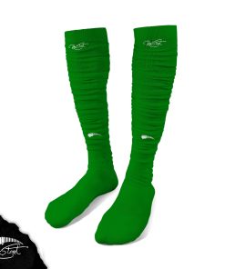 Green Crinkle Socks