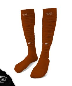 Brown Crinkle Socks