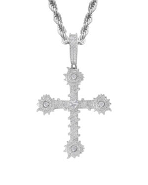 BLAZING CROSS NECKLACE