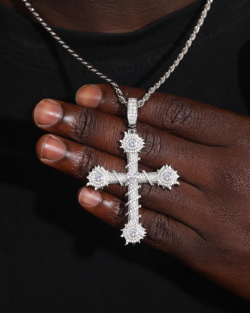 BLAZING CROSS NECKLACE - Image 2