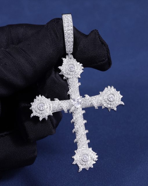 BLAZING CROSS NECKLACE - Image 4