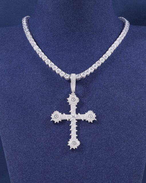 BLAZING CROSS NECKLACE - Image 5