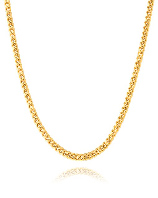 CLEAN CUBAN LINK CHAIN - 4MM