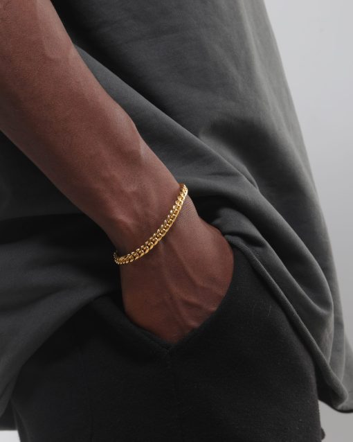 CLEAN CUBAN LINK BRACELET - 6MM - Image 5