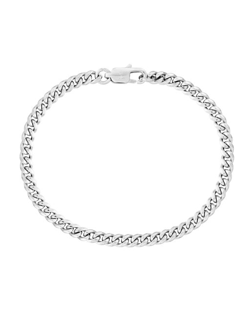 CLEAN CUBAN LINK BRACELET - 4MM - Image 6