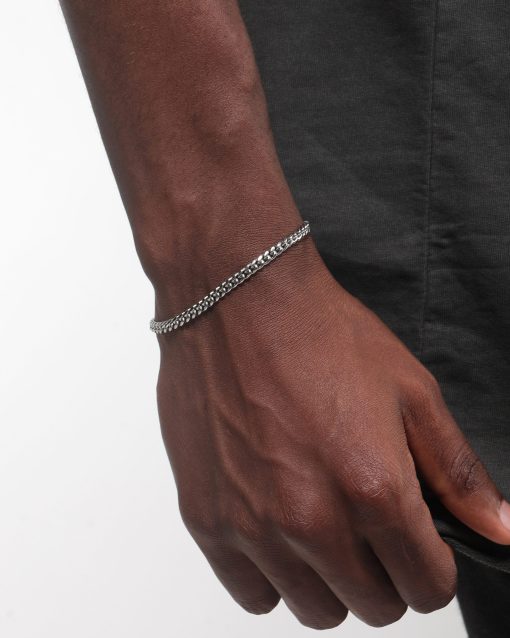 CLEAN CUBAN LINK BRACELET - 4MM - Image 7
