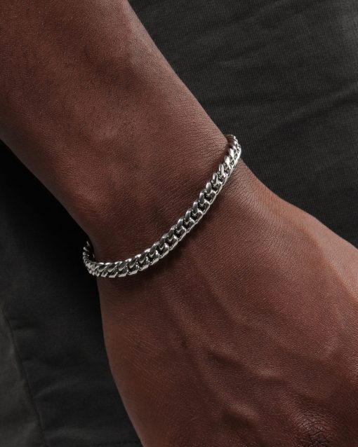 CLEAN CUBAN LINK BRACELET - 6MM - Image 9
