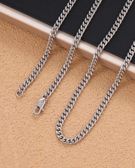 CLEAN CUBAN LINK CHAIN - 4MM - Image 7