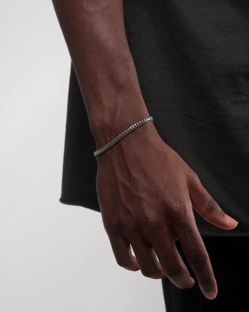 CLEAN CUBAN LINK BRACELET - 4MM - Image 9