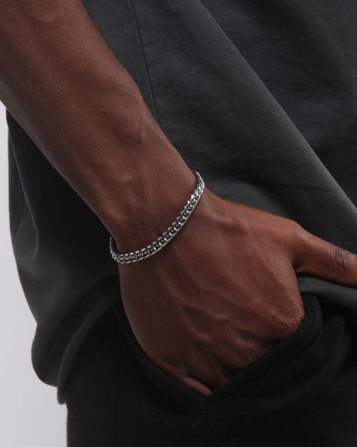 CLEAN CUBAN LINK BRACELET - 6MM - Image 12