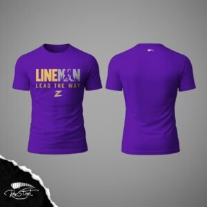 Durnago Lineman Lead the way T-Shirts