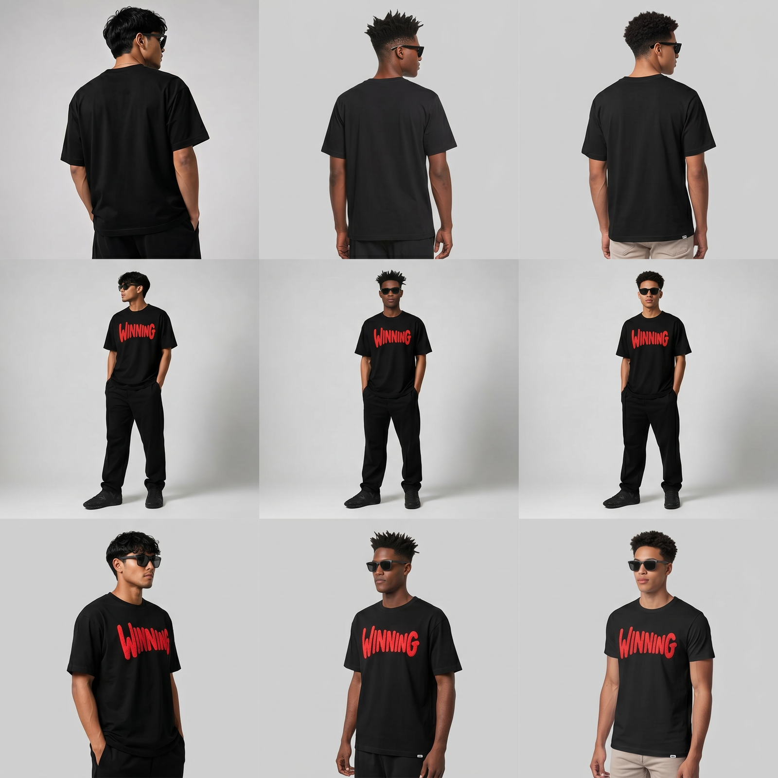 Winning Loose Fit 3D Pattern Print - Image 4