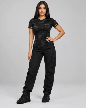 Roc Street Black Camo Performance T-Shirt