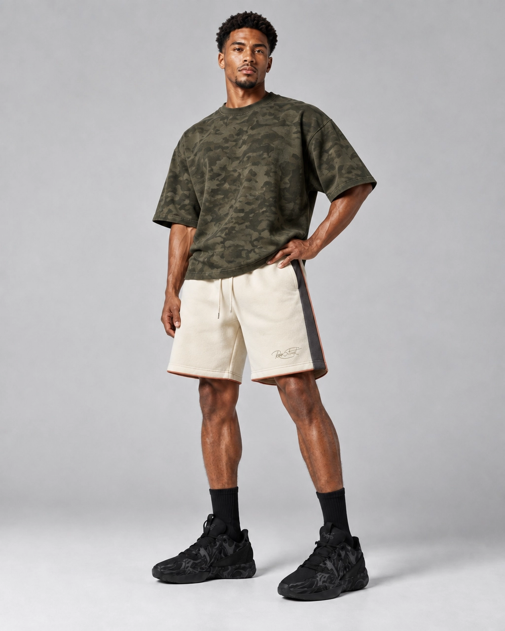 Off-White Casual Shorts – Relaxed Streetwear - Image 2