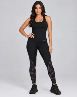 Roc Street Black Sleeveless Performance Top