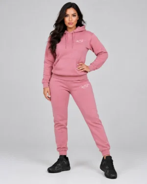 Dusty Pink Hoodie Set – Pullover Hoodie & Jogger Pants