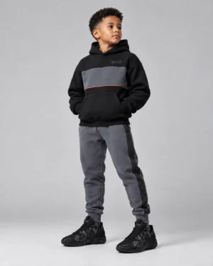 Roc Street Boys’ Black & Grey Panel Hoodie