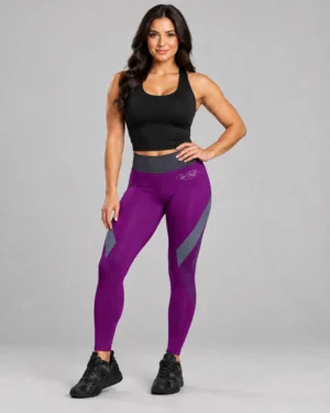 Roc Street Purple Performance Leggings