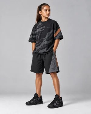 Roc Street Girls’ Black Graphic T-Shirt