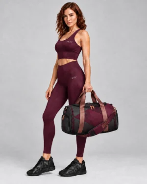 Roc Street Burgundy Performance Activewear Set
