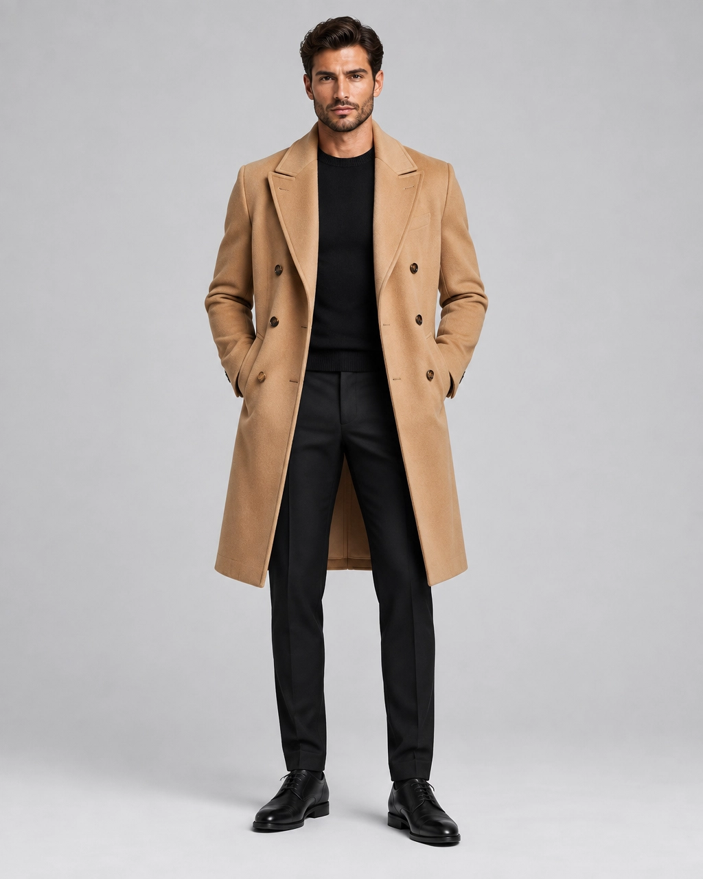 Signature Double-Breasted Overcoat
