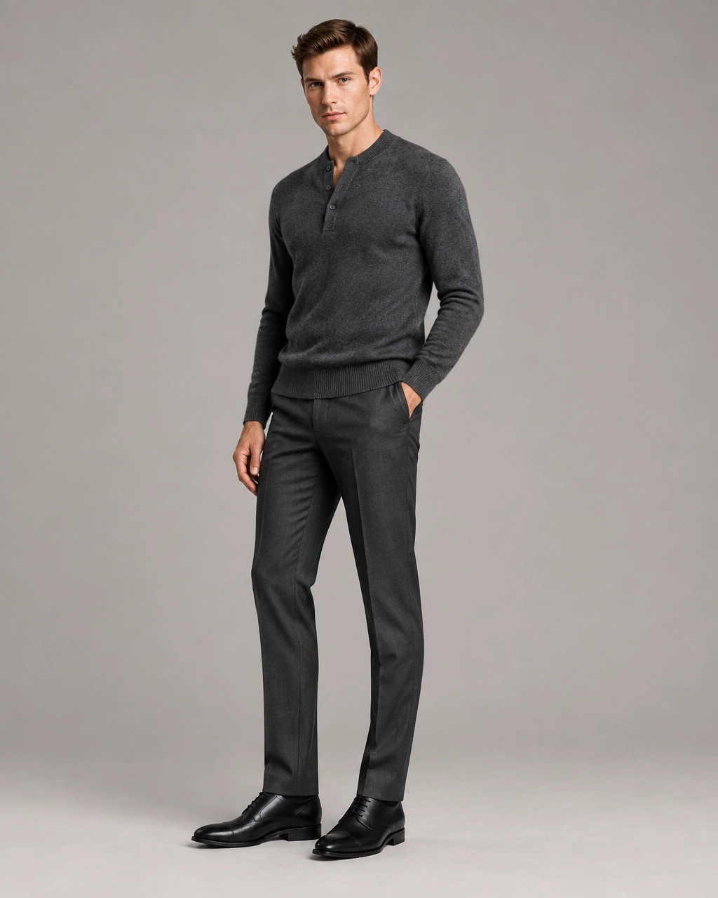 Signature Henley Sweater