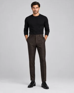Signature Crew-Neck Sweater — Black