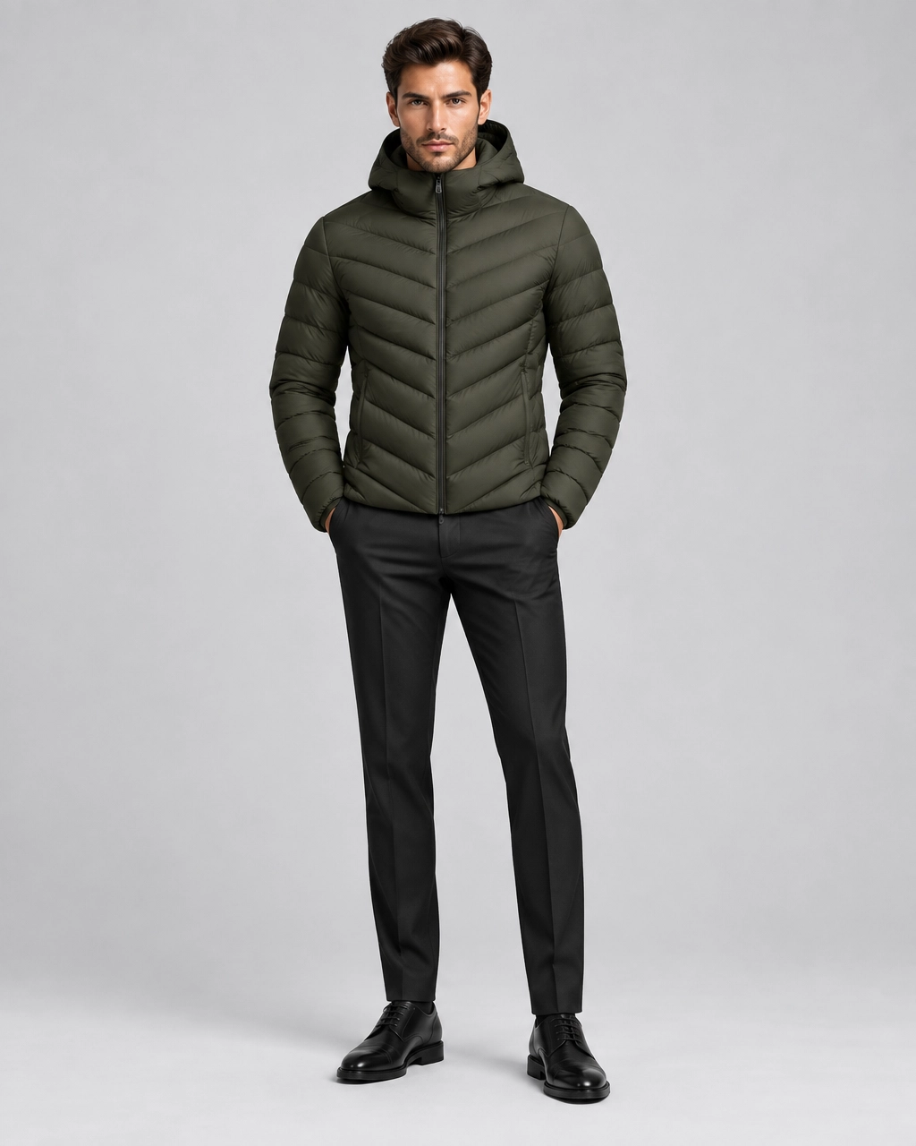 Signature Hooded Puffer Jacket